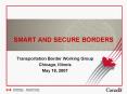 SMART AND SECURE BORDERS PowerPoint PPT Presentation