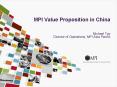 MPI Value Proposition in China Michael Tay Director of Operations, MPI Asia Pacific PowerPoint PPT Presentation