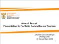 Annual%20Report:%20Presentation%20to%20Portfolio%20Committee%20on%20Tourism PowerPoint PPT Presentation