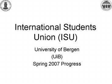 International Students Union (ISU)