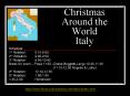 Christmas Around the World Italy PowerPoint PPT Presentation