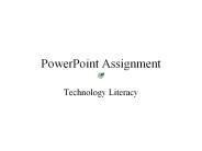 PowerPoint Assignment