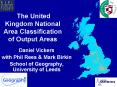 The United Kingdom National Area Classification of Output Areas PowerPoint PPT Presentation