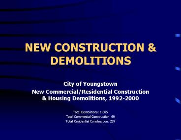 NEW CONSTRUCTION