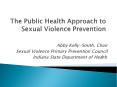 The Public Health Approach to Sexual Violence Prevention PowerPoint PPT Presentation