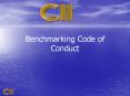 Benchmarking Code of Conduct PowerPoint PPT Presentation