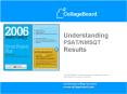 Understanding PSATNMSQT Results PowerPoint PPT Presentation