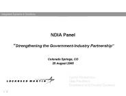 NDIA Panel  