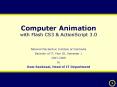 Computer Animation with Flash CS3 PowerPoint PPT Presentation