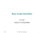 Basic Graph Algorithms