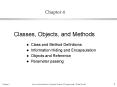 Class and Method Definitions PowerPoint PPT Presentation