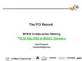 The PCI Record PowerPoint PPT Presentation