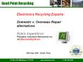 Electronics Recycling Exports: PowerPoint PPT Presentation