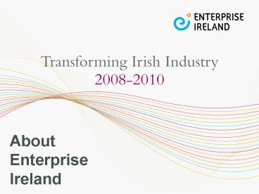 About Enterprise Ireland