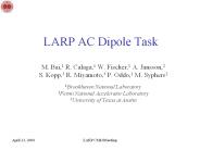 LARP AC Dipole Task
