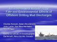 An Assessment Model for the Fate and Environmental Effects of Offshore Drilling Mud Discharges PowerPoint PPT Presentation