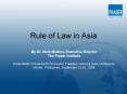 Rule of Law in Asia PowerPoint PPT Presentation