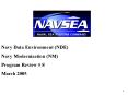 Navy Data Environment NDE PowerPoint PPT Presentation