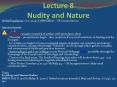 Lecture 8 Nudity and Nature PowerPoint PPT Presentation