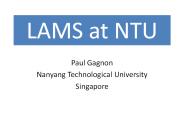 LAMS at NTU