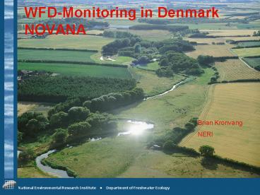 WFDMonitoring in Denmark NOVANA