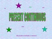 PRESENT CONTINUOUS