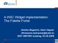 A W3C Widget implementation: The Palette Portal PowerPoint PPT Presentation