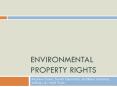 Environmental Property Rights PowerPoint PPT Presentation
