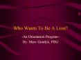 Who Wants To Be A Lion PowerPoint PPT Presentation
