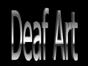 Deaf Art