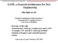 GATE, a General Architecture for Text Engineering PowerPoint PPT Presentation