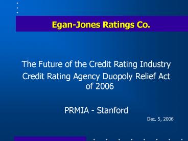 EganJones Ratings Co'