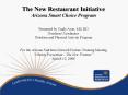The New Restaurant Initiative PowerPoint PPT Presentation