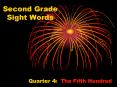 Second Grade Sight Words PowerPoint PPT Presentation