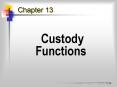 Custody Functions PowerPoint PPT Presentation