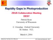 Rapidity Gaps in Photoproduction