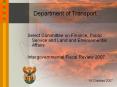 Department of Transport PowerPoint PPT Presentation