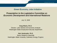 Green Economy Jobs Initiative