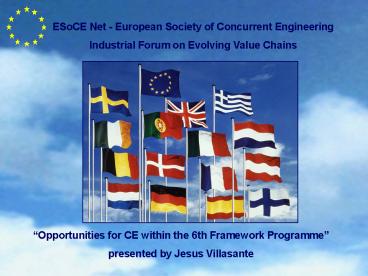 ESoCE Net European Society of Concurrent Engineering