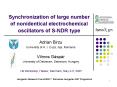 Synchronization of large number of nonidentical electrochemical oscillators of SNDR type PowerPoint PPT Presentation