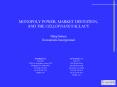 MONOPOLY POWER, MARKET DEFINITION, AND THE CELLOPHANE FALLACY PowerPoint PPT Presentation
