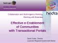 Effective eEnablement of Communities with Transactional Portals PowerPoint PPT Presentation