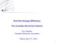 End Use Energy Efficiency PowerPoint PPT Presentation