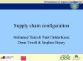 Supply chain configuration PowerPoint PPT Presentation