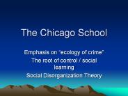 The Chicago School