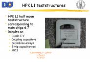 HPK L1 teststructures