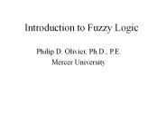 Introduction to Fuzzy Logic