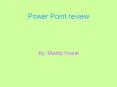 Power Point review PowerPoint PPT Presentation