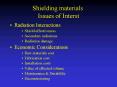 Shielding materials Issues of Interst PowerPoint PPT Presentation
