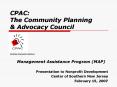 CPAC: The Community Planning PowerPoint PPT Presentation